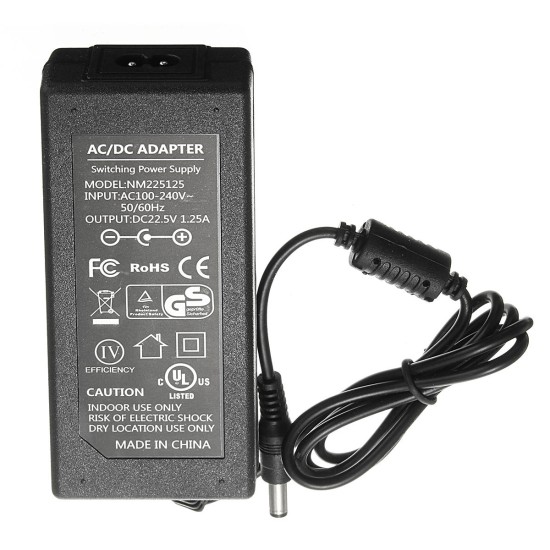 30W 22.5V 1.25A Power Supply AC/DC Charger Adapter Cord Cable Charger For 400 500 600