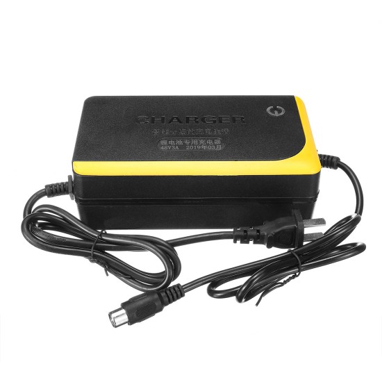 48V 3A Lithium Battery Charger For Skateboard Single-wheeled Electric Bicycle