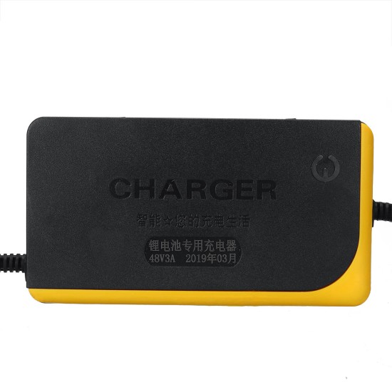 48V 3A Lithium Battery Charger For Skateboard Single-wheeled Electric Bicycle