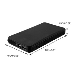 5400mAh Portable Car Jump Starter Car Charger Emergency Power Bank Device 5400mAh Portable Car Jump Starter Car Charger Emergency Power Bank Device