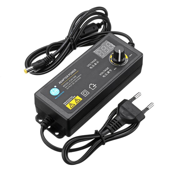 KJS-1509 3-12V 5A Power Adapter Adjustable Voltage Adapter LED Display Switching Power Supply