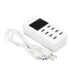 LED Multi USB Charger 8-Port Smart Fast Desktop Hub Wall Charger Charging Station Quick Charge Intelligent Identification Phone Charger