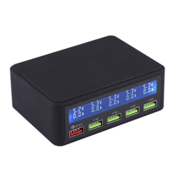 QC3.0 Quick Charge 5-Port USB Charger USB Charging Station Power Charger Adapter QC3.0 Quick Charge 5-Port USB Charger USB Charging Station Power Charger Adapter