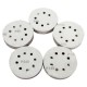 100pcs 125mm 8 Holes Abrasive Sand Discs 60-240 Grit Sanding Papers