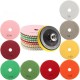 10pcs 4 Inch 30 to 3000 Grit Diamond Polishing Pads Set for Granite Concrete Marble