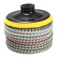 10pcs 4 Inch 30 to 3000 Grit Diamond Polishing Pads Set for Granite Concrete Marble