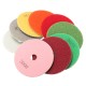 10pcs 4 Inch 30 to 3000 Grit Diamond Polishing Pads Set for Granite Concrete Marble