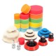 29pcs Polishing Pad Kit With M14 Thread Back Pad And Adapter For Polishing Waxing