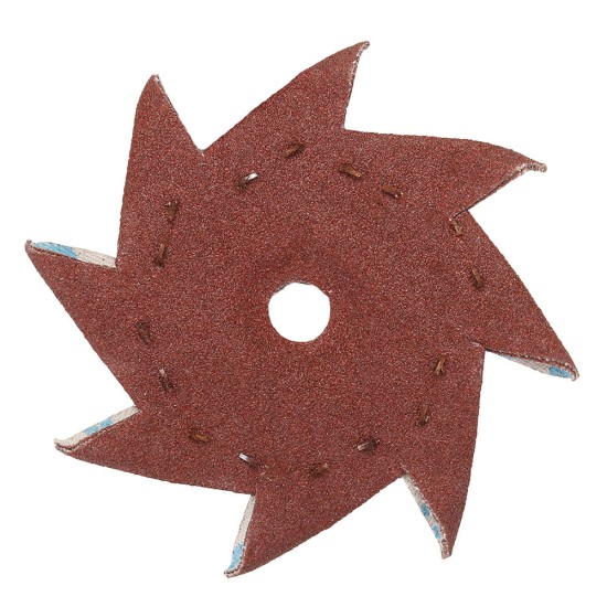 50Pcs 240 Grit Octagonal Abrasive Sandpaper Double Layer Sanding Buffing Tool