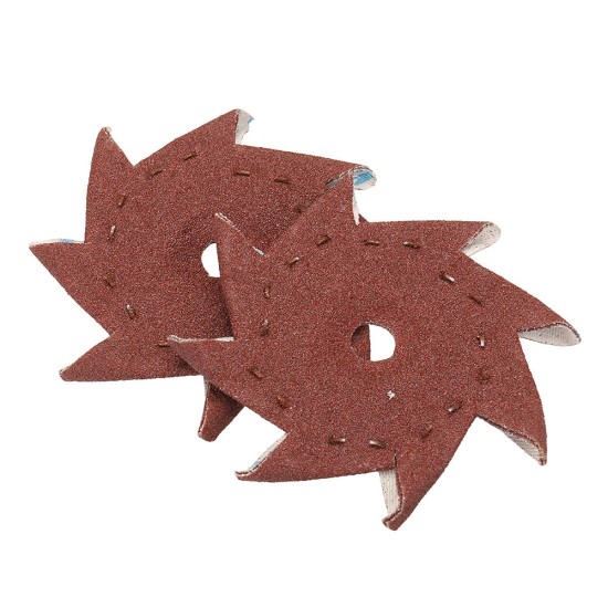 50Pcs 240 Grit Octagonal Abrasive Sandpaper Double Layer Sanding Buffing Tool