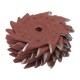 50Pcs 240 Grit Octagonal Abrasive Sandpaper Double Layer Sanding Buffing Tool