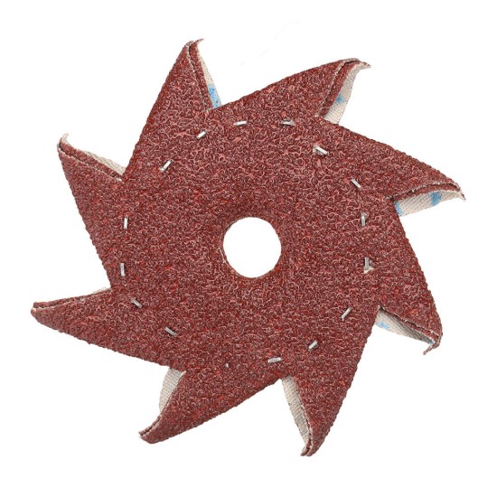 50Pcs 320 Grit Octagonal Abrasive Sandpaper Double Layer Sanding Buffing Tool