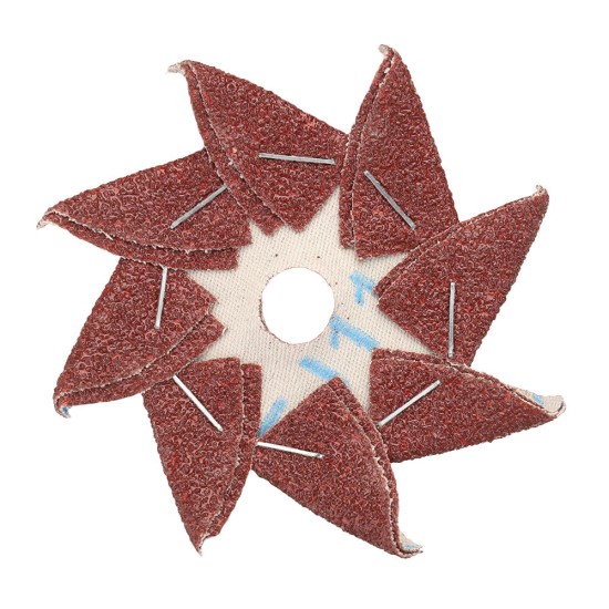 50Pcs 320 Grit Octagonal Abrasive Sandpaper Double Layer Sanding Buffing Tool