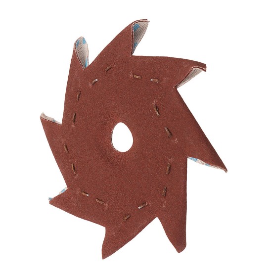 50Pcs 80 Grit Octagonal Abrasive Sandpaper Double Layer Sanding Buffing Tool