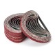 50pcs 10x330mm Zirconia Sanding Belt 40/60/80/120 Grit Aluminium Oxide Abrasive Tools