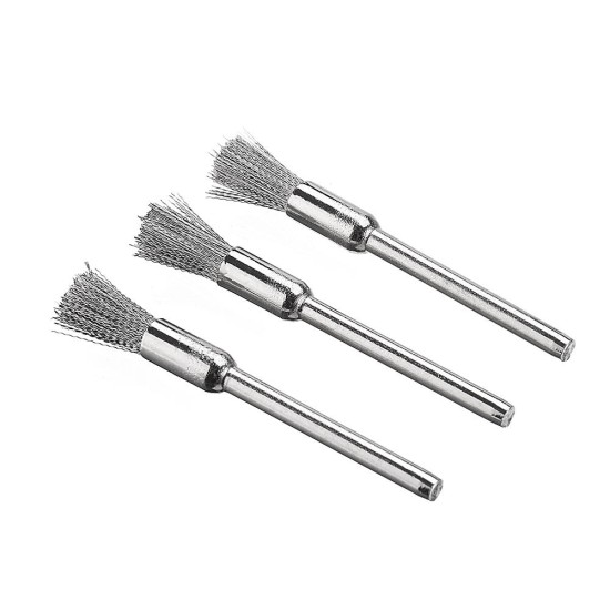 9pcs Stainless Steel Wire Brush Set Cleaner Polishing Brushes Cup Wheel For Dremel Rotary Tool