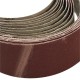 10pcs 40 to 1000 Grit 30mm x 540mm Sanding Belts For Angle Grinder Belt Sander Attachment