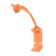 5pcs Military Dominator Elastic Cord Hang Buckle Clip Pals Molle Style Webbing Orange