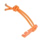 5pcs Military Dominator Elastic Cord Hang Buckle Clip Pals Molle Style Webbing Orange
