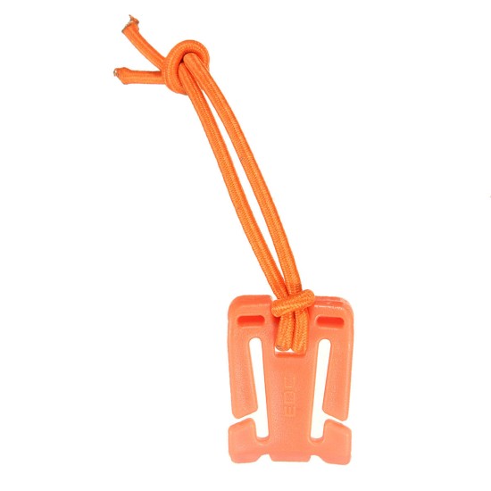 5pcs Military Dominator Elastic Cord Hang Buckle Clip Pals Molle Style Webbing Orange