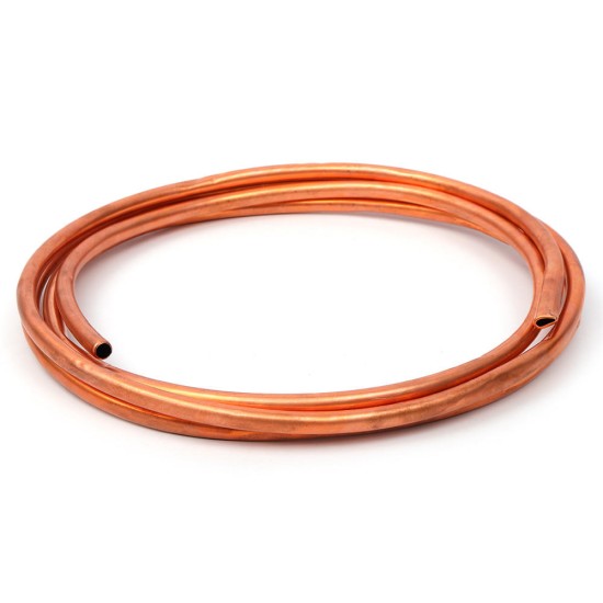 3/8 Inch 1/2/3/4/4/7/10/15/20m R410A Air Conditioning Soft Copper Pipe Brass Tube Coil