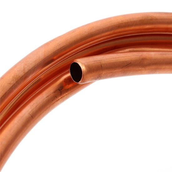 3/8 Inch 1/2/3/4/4/7/10/15/20m R410A Air Conditioning Soft Copper Pipe Brass Tube Coil