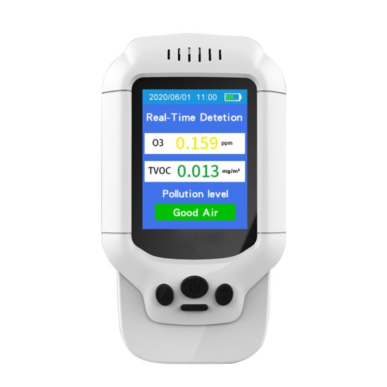 PM2.5 O₃ Ozone TVOC Air Quality Tester USB Instrument 2.8 LCD Screen Carbon Dioxide Dust Haze Meter