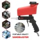 Portable Gravity Pneumatic Sandblaster Sprayer Tool Sandblasting Machine Removing Spot Rust