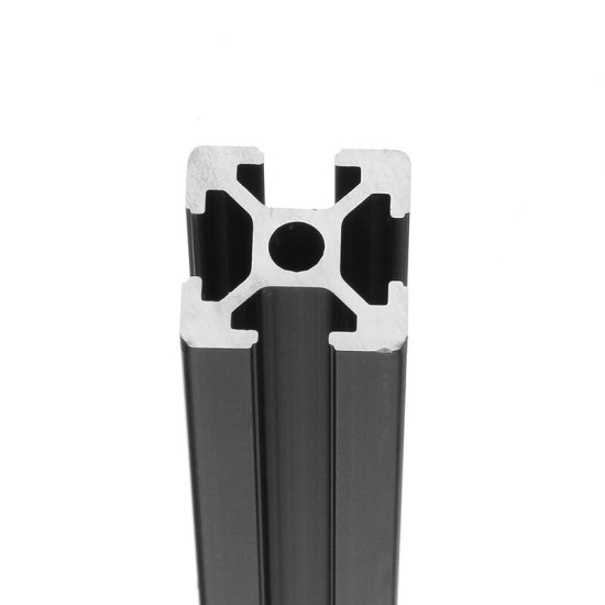 400mm Length Black Anodized 2020 T-Slot Aluminum Profiles Extrusion Frame For CNC