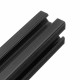 400mm Length Black Anodized 2020 T-Slot Aluminum Profiles Extrusion Frame For CNC