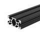 450mm Length Black Anodized 2040 T-Slot Aluminum Profiles Extrusion Frame For CNC