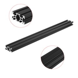 450mm Length Black Anodized 2040 T-Slot Aluminum Profiles Extrusion Frame For CNC 450mm Length Black Anodized 2040 T-Slot Aluminum Profiles Extrusion Frame For CNC