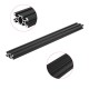 450mm Length Black Anodized 2040 T-Slot Aluminum Profiles Extrusion Frame For CNC