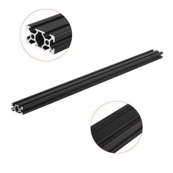 600mm Length Black Anodized 2040 T-Slot Aluminum Profiles Extrusion Frame For CNC 600mm Length Black Anodized 2040 T-Slot Aluminum Profiles Extrusion Frame For CNC