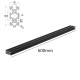 600mm Length Black Anodized 2040 T-Slot Aluminum Profiles Extrusion Frame For CNC