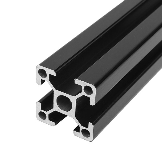 Black 100-1200mm 2020 T-slot Aluminum Extrusions Aluminum Profiles Frame for CNC Laser Engraving Machine