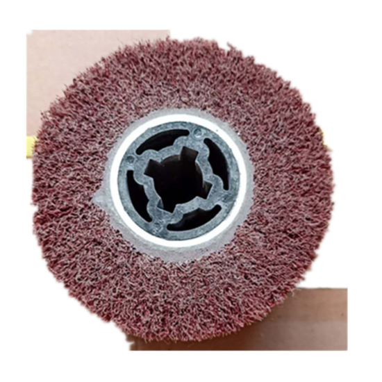 80 GRIT Fiber Nylon Stainless Steel Wire Drawing Polishing Wheel Special Abrasive Cloth Wheel For Wire Drawing Machine Flying Wing Wheel