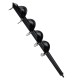 Garden Auger Spiral Drill Bit Attachment Bulb Plant Post Bedding Planting Auger Tool