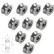 10pcs 624VV V Groove Sealed Ball Bearings V Groove 4x13x6mm 1.5mm Deep Ball Bearings