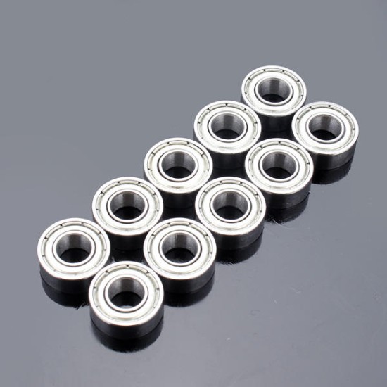 10pcs 6x13x5mm Steel Sealed Shielded Deep Groove Ball Bearings 686zz