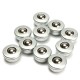 10pcs 8mm Diameter Ball Metal Transfer Bearing Unit Conveyor Roller CY-8H Ball Bearing