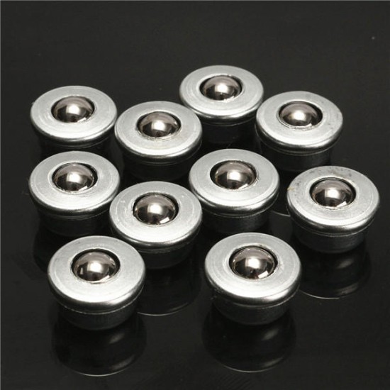 10pcs 8mm Diameter Ball Metal Transfer Bearing Unit Conveyor Roller CY-8H Ball Bearing