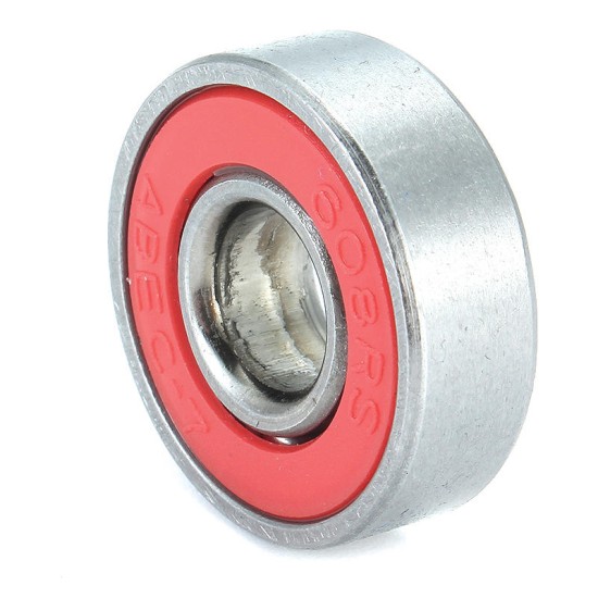 10pcs ABEC-7 Red Sealed Deep Groove Skateboard Ball Bearing 608RS 9x22x6mm Ball Bearing