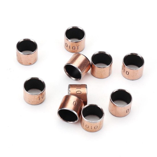 10pcs 10x12x10mm Ball Bearing Bushing Copper Alloy Bearing Bushing