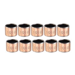 10pcs 10x12x10mm Ball Bearing Bushing Copper Alloy Bearing Bushing 10pcs 10x12x10mm Ball Bearing Bushing Copper Alloy Bearing Bushing