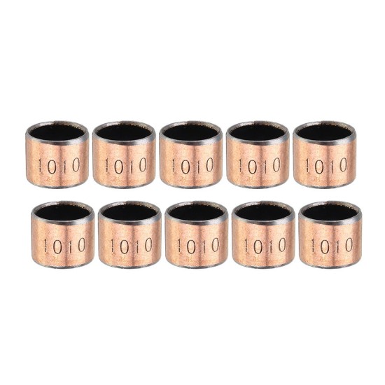 10pcs 10x12x10mm Ball Bearing Bushing Copper Alloy Bearing Bushing