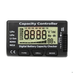 1-7S Digital Battery Capacity Tester Voltage Controller Power Display Liquid Crystal Test for RC Car LiPo/LiFe/Li-Ion/NiMH/Nicd Battery 1-7S Digital Battery Capacity Tester Voltage Controller Power Display Liquid Crystal Test for RC Car LiPo/LiFe/Li-Ion/NiMH/Nicd Battery