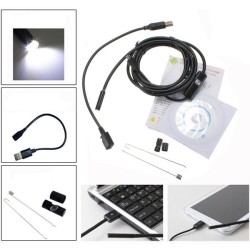 6 LED 7mm Lens IP67 USB Android Borescope Waterproof Tube Snake Camera for Android Phone and PC 6 LED 7mm Lens IP67 USB Android Borescope Waterproof Tube Snake Camera for Android Phone and PC