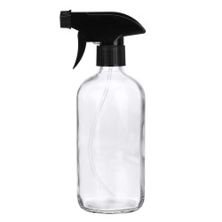 250ml/500ml Clear Glass Bottle With Trigger Sprayer Cap Essential Oil Water Spraying Bottle 250ml/500ml Clear Glass Bottle With Trigger Sprayer Cap Essential Oil Water Spraying Bottle