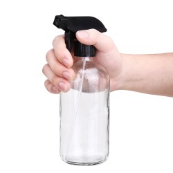 250ml/500ml Clear Glass Bottle With Trigger Sprayer Cap Essential Oil Water Spraying Bottle 250ml/500ml Clear Glass Bottle With Trigger Sprayer Cap Essential Oil Water Spraying Bottle